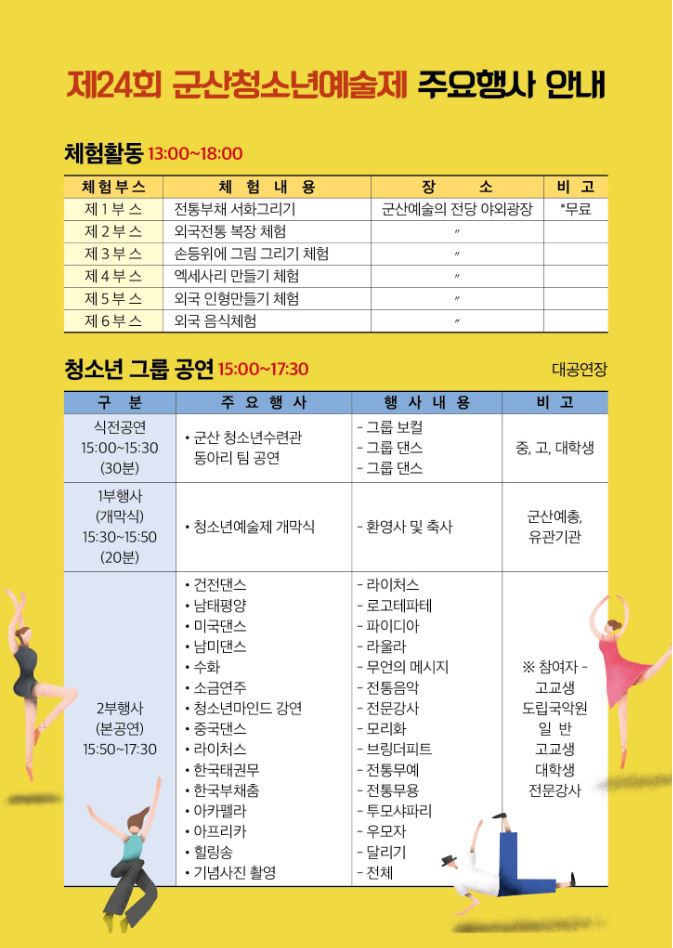 제24회 군산 청소년 예술제
