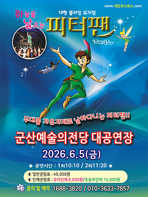 대형 플라잉 뮤지컬
하늘을 날으는 피터팬